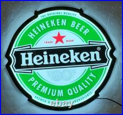14 Beer Premium Quality 2D LED Light Sign Neon Lamp Bar Decor Man Cave