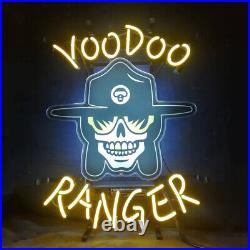 15x19 Belgium Voodoo Ranger Beer Neon Sign Light Glass Shop Bar Gift Lamp