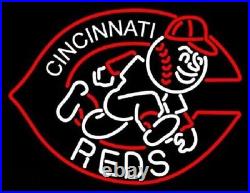 17 Vivid Cincinnati Reds Logo Neon Sign Light Lamp Beer Bar Wall Decor Room Pub