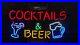 17x12-Cocktails-Beer-Neon-Sign-Lamp-Light-Show-Gift-Garage-Shop-Decor-MM-01-ddu