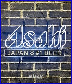 17x14 Asahi Japan #1 Beer Neon Sign Lamp Light Visual Collection Bar L2294