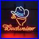 17x14-Budweiser-Cowboy-Neon-Sign-Light-Beer-Bar-Pub-Handcraft-Wall-Hanging-Art-01-st