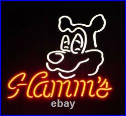 17x14 Hamm's Beer Bar Neon Sign Light Lamp Visual Artwork Collection L213