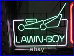 17x14 Lawn-boy Neon Sign Lamp Light Visual Bar Beer Artwork Collection L1505