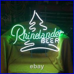 17x14 Rhinelander Beer Neon Sign Lamp Light Visual Bar Artwork Decor L1499