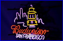 17x14Budweiser San Francisco Neon Sign Light Beer Bar Pub Wall Decor Handcraft