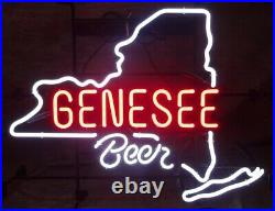 17x14Genesee Beer Rochester New York State Neon Sign Light for Wall Decor Gift
