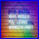 17x14Why-Would-You-Leave-Wonderland-Neon-Sign-Light-Beer-Bar-Pub-Wall-Hanging-01-nshg