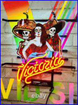 17x17 Cerveza Victoria Beer Neon Sign Light Lamp Bar Club Man Cave Handmade LY
