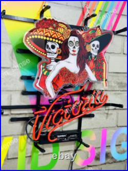17x17 Cerveza Victoria Beer Neon Sign Light Lamp Bar Club Man Cave Handmade LY