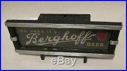 1929 Prohibition Era Berghoff Beer Neon Advertising Sign Lackner Cincinnati, OH