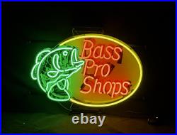 20x13 Bass Pro Shops Neon Sign Visual Artwork With HD Vivid Printing Decor