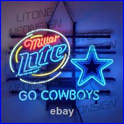 20x16 Dallas Cowboys Lite Beer Neon Sign Lamp Light Display Decor Bar LY 20x16 Dallas Cowboys Lite Beer Neon Sign Lamp Light Display Decor Bar LY