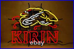 20x16 Kirin Beer Neon Sign Lamp Light Visual Bar Decor Club Pub Man Cave LY