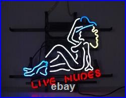 20x16 Live Nudes Girls Neon Sign Light Lamp Visual Bar Beer Decor Pub L1313