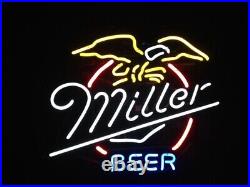20x16 Miller Lite Eagle Beer Neon Sign Light Lamp Visual Collection Bar L