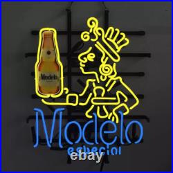 20x16 Modelo Especial Neon Sign Lamp Light Man Cave Beer Bar Decor Glass JY