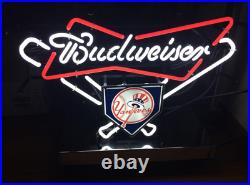 20x16 New York Yankees Helmet Shop Neon Sign Light Lamp Visual Decor Beer L