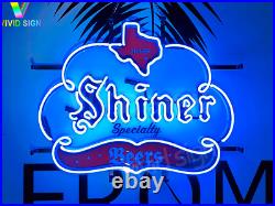 20x16 Shiner Bock Beer Specialty Texas Neon Light Sign Lamp HD Vivid Printing