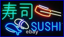 20x16 Sushi Bar Japanese Neon Sign Light Lamp Business Beer Glass Club LY