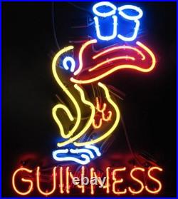 20x16 Toucan Irish Beer Neon Sign Lamp Light Display Wall Decor Bar Artwork