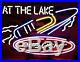 24''X22'' inches New Bud Light At The Lake Real Neon Sign Beer Bar Party Light
