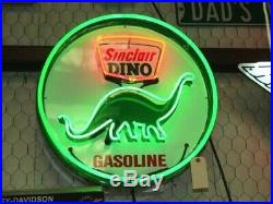 24X24 Sinclair Dinosaur Dino Oils & Gas Gasoline Station NEON SIGN BEER LIGHT