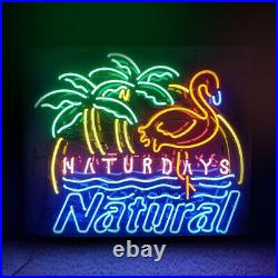 24x20NATURAL Neon Sign Light Beer Bar Pub Wall Hanging Handcraft Artwork Gift