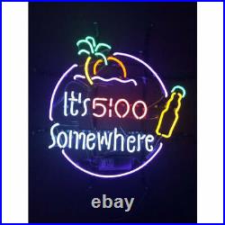 500 Somewhere Beer Neon Bar Sign