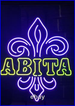 Abita Beer Purple Haze 20x16 Neon Sign Bar Lamp Light Party Gift Man Cave