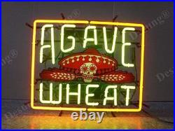 Agave Wheat 20x16 Neon Sign Bar Lamp Beer Light Party Gift Man Cave