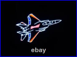 Airplane Plane Fighter Jet Beer 24 Vivid LED Neon Sign Light Lamp With Dimmer Airplane Plane Fighter Jet Beer 24 Vivid LED Neon Sign Light Lamp With Dimmer