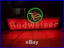 Anheuser Busch King of Beers Neon Light Eagle Beer Bar Sign