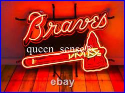 Atlanta Braves Tomahawks 20x16 Neon Sign With HD Vivid Printing Beer EY172