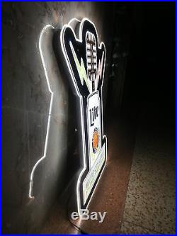 Austin City Limits ACL 2014 Poster MILLER LITE BEER Neon LED Light MOTION Sign