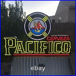 Awesome Extra Large Pacifico Cerveza LED Neon Tech Lighted Beer Sign 39x26x3