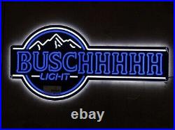 B schhhhh Light Mountain Beer 2D LED 20x10 Neon Sign Light Lamp Bar Wall Decor