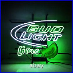 B ud Light Green Lime Beer 20x16 Neon Light Sign Lamp Bar Wall Decor