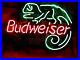 BUD-WEISER-Man-Cave-Beer-Bar-Vintage-NEON-LIGHT-SIGN-LIZARD-Window-Wall-Room-01-igzd