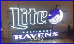 Baltimore Ravens Beer Pilsner 24 Vivid LED Neon Sign Lamp Light With Dimmer VL Baltimore Ravens Beer Pilsner 24 Vivid LED Neon Sign Lamp Light With Dimmer VL