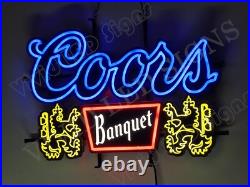 Banquet Beer Graffins Lager 24 Vivid LED Neon Sign Light Lamp With Dimmer VL