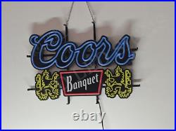 Banquet Beer Graffins Lager 24 Vivid LED Neon Sign Light Lamp With Dimmer VL Banquet Beer Graffins Lager 24 Vivid LED Neon Sign Light Lamp With Dimmer VL