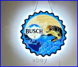 Bass Fish Brewed For Fishing Beer Bottle Cap 16 Vivid LED Neon Sign Light Decor Bass Fish Brewed For Fishing Beer Bottle Cap 16 Vivid LED Neon Sign Light Decor