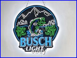 Bass Fish Fishing Mountain Beer Lager 16 Vivid LED Neon Sign Light Wall Decor Bass Fish Fishing Mountain Beer Lager 16 Vivid LED Neon Sign Light Wall Decor