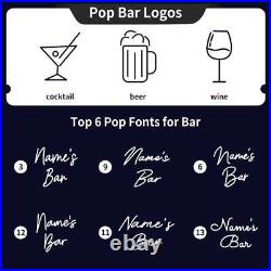 Beer Bar Signs Custom Neon Sign Personalized LED Night Light for Bar Party Decor