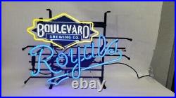 Boulevard Brewing Beer Kansas City Royals 24x20 Neon Lamp Light Sign Bar Decor Boulevard Brewing Beer Kansas City Royals 24x20 Neon Lamp Light Sign Bar Decor