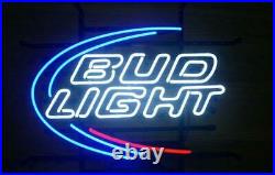 Bud Light Beer Neon Light Sign 17x14 Beer Cave Gift Lamp