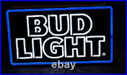 Bud Light Beer Neon Sign Led Sign Game Room Man Cave Anheuser-busch