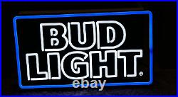 Bud Light Beer Neon Sign Led Sign Game Room Man Cave Anheuser-busch