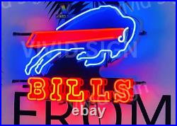 Buffalo Bills Man Cave Sports Bar 20x16 Neon Sign Light Lamp HD Vivid Printing Buffalo Bills Man Cave Sports Bar 20x16 Neon Sign Light Lamp HD Vivid Printing